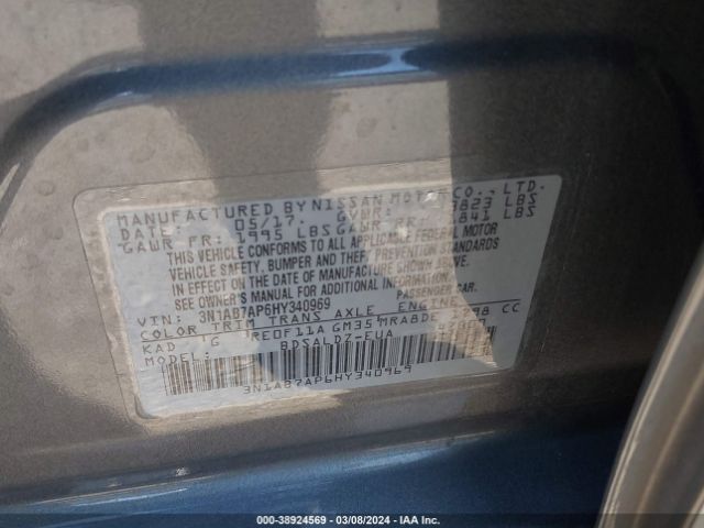 Photo 8 VIN: 3N1AB7AP6HY340969 - NISSAN SENTRA 