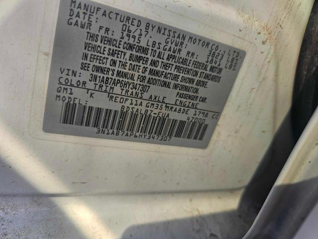 Photo 9 VIN: 3N1AB7AP6HY347307 - NISSAN SENTRA S 