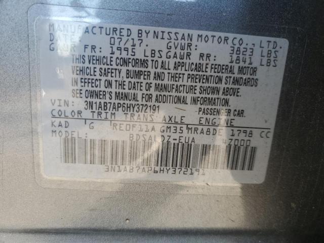 Photo 11 VIN: 3N1AB7AP6HY372191 - NISSAN SENTRA 