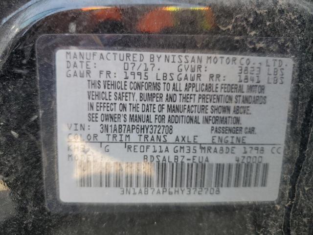 Photo 11 VIN: 3N1AB7AP6HY372708 - NISSAN SENTRA 