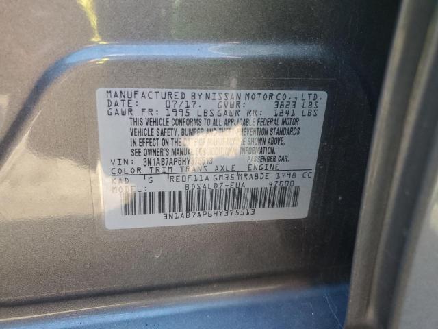 Photo 11 VIN: 3N1AB7AP6HY375513 - NISSAN SENTRA 