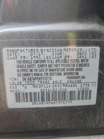 Photo 11 VIN: 3N1AB7AP6HY376774 - NISSAN SENTRA 