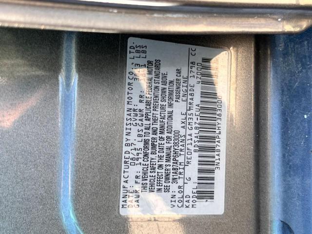 Photo 9 VIN: 3N1AB7AP6HY383000 - NISSAN SENTRA S 