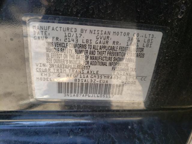 Photo 11 VIN: 3N1AB7AP6JL605117 - NISSAN SENTRA S W 