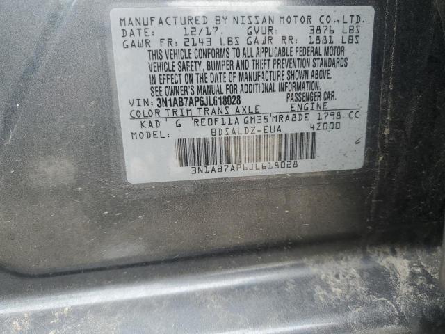 Photo 11 VIN: 3N1AB7AP6JL618028 - NISSAN SENTRA 