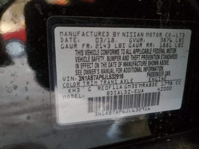 Photo 12 VIN: 3N1AB7AP6JL632916 - NISSAN SENTRA S 