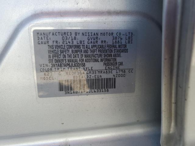 Photo 11 VIN: 3N1AB7AP6JL633158 - NISSAN SENTRA 