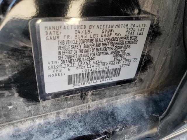 Photo 9 VIN: 3N1AB7AP6JL645441 - NISSAN SENTRA 