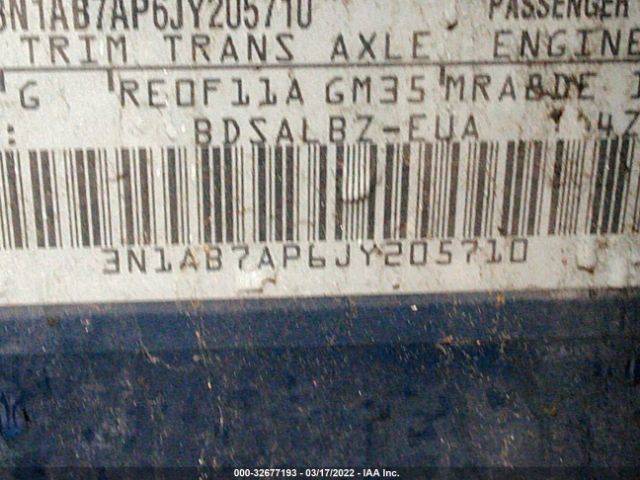 Photo 8 VIN: 3N1AB7AP6JY205710 - NISSAN SENTRA 