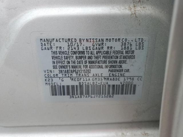 Photo 11 VIN: 3N1AB7AP6JY215282 - NISSAN SENTRA 