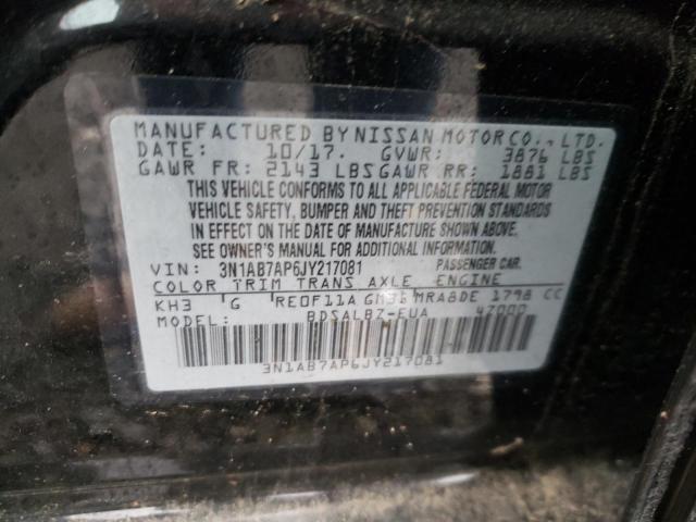 Photo 11 VIN: 3N1AB7AP6JY217081 - NISSAN SENTRA 