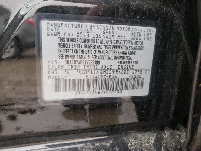 Photo 9 VIN: 3N1AB7AP6JY222300 - NISSAN SENTRA S 