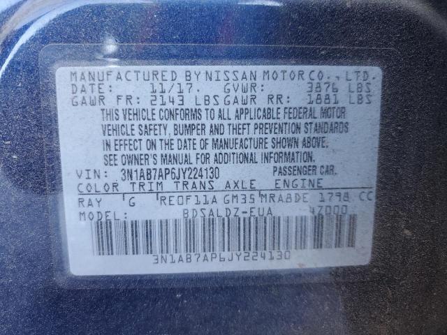 Photo 11 VIN: 3N1AB7AP6JY224130 - NISSAN SENTRA 