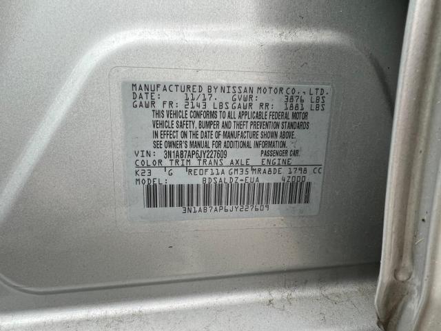 Photo 9 VIN: 3N1AB7AP6JY227609 - NISSAN SENTRA 