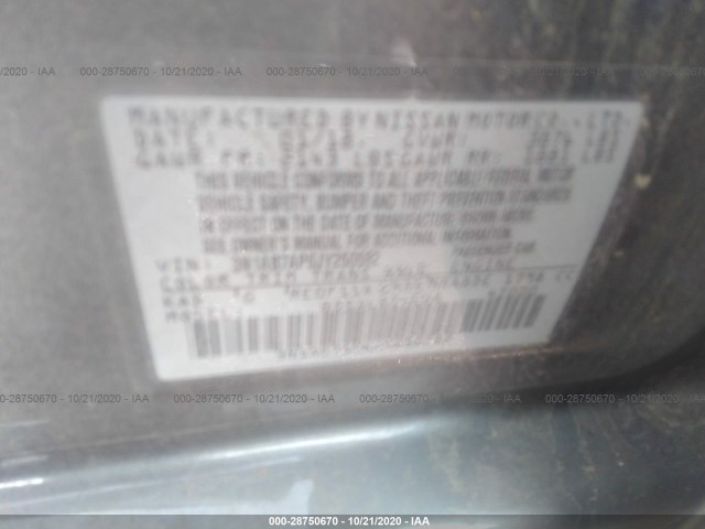 Photo 8 VIN: 3N1AB7AP6JY250582 - NISSAN SENTRA 