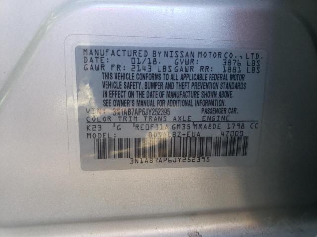 Photo 12 VIN: 3N1AB7AP6JY252395 - NISSAN SENTRA 