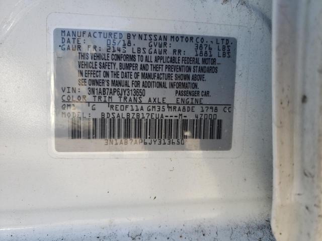 Photo 12 VIN: 3N1AB7AP6JY313650 - NISSAN SENTRA S 