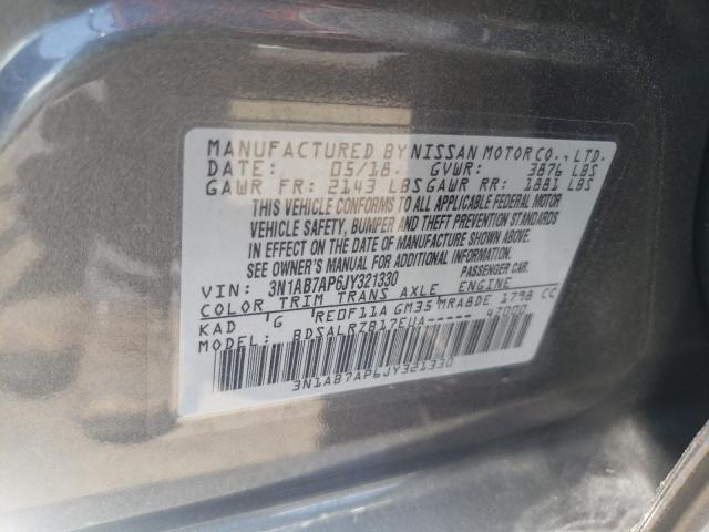 Photo 12 VIN: 3N1AB7AP6JY321330 - NISSAN SENTRA 