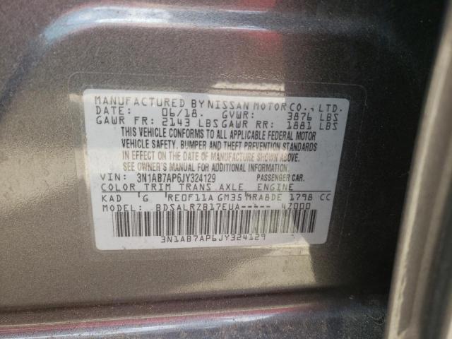 Photo 9 VIN: 3N1AB7AP6JY324129 - NISSAN SENTRA S 