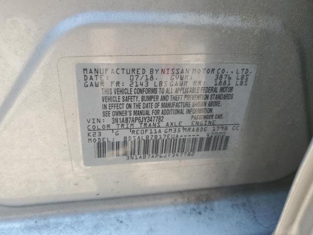 Photo 11 VIN: 3N1AB7AP6JY347782 - NISSAN SENTRA S 