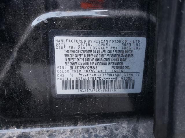 Photo 9 VIN: 3N1AB7AP6KY285348 - NISSAN SENTRA S 