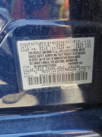 Photo 12 VIN: 3N1AB7AP6KY293630 - NISSAN SENTRA 