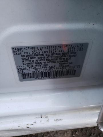 Photo 9 VIN: 3N1AB7AP6KY318431 - NISSAN SENTRA S 