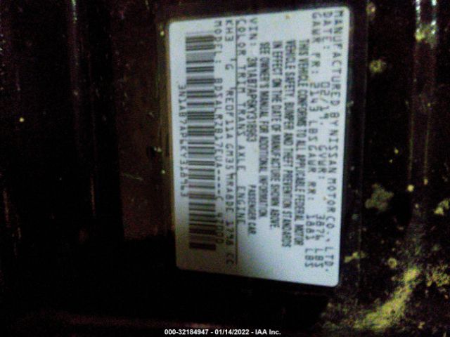 Photo 8 VIN: 3N1AB7AP6KY318963 - NISSAN SENTRA 