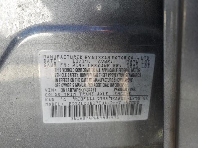 Photo 11 VIN: 3N1AB7AP6KY434471 - NISSAN SENTRA 