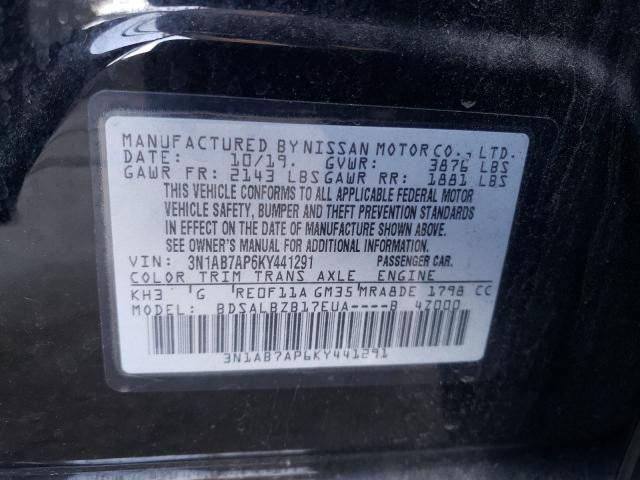 Photo 12 VIN: 3N1AB7AP6KY441291 - NISSAN SENTRA 