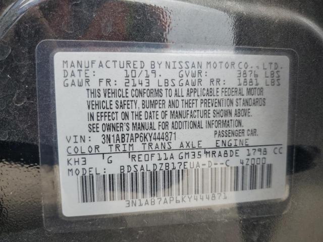 Photo 11 VIN: 3N1AB7AP6KY444871 - NISSAN SENTRA 