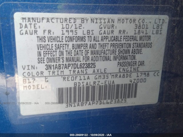 Photo 8 VIN: 3N1AB7AP7DL623825 - NISSAN SENTRA 