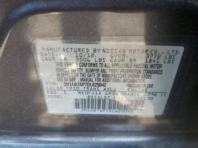 Photo 11 VIN: 3N1AB7AP7DL625042 - NISSAN SENTRA S 