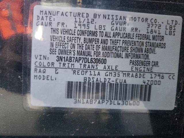 Photo 9 VIN: 3N1AB7AP7DL630600 - NISSAN SENTRA S 