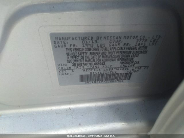 Photo 8 VIN: 3N1AB7AP7DL668943 - NISSAN SENTRA 