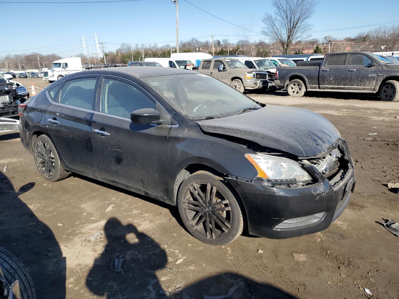 Photo 3 VIN: 3N1AB7AP7DL697701 - NISSAN SENTRA S 