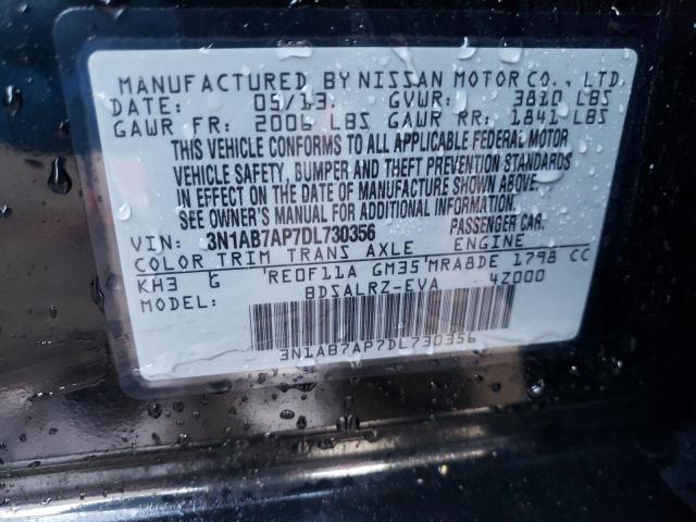 Photo 11 VIN: 3N1AB7AP7DL730356 - NISSAN SENTRA S 