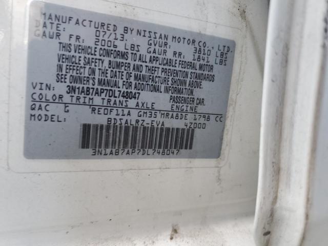 Photo 11 VIN: 3N1AB7AP7DL748047 - NISSAN SENTRA 