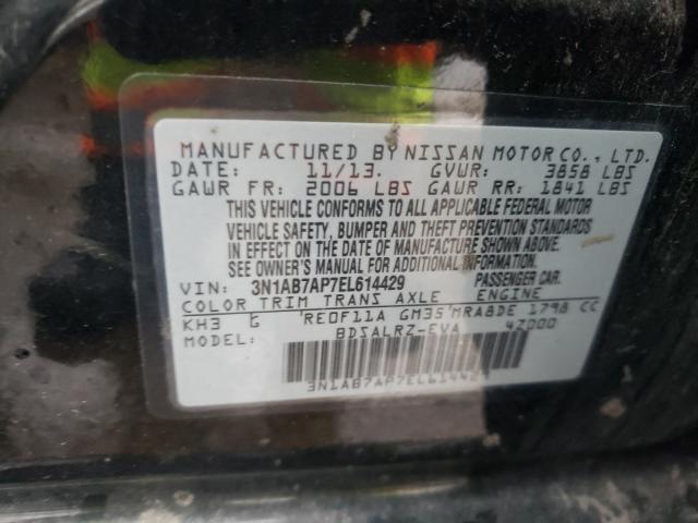 Photo 9 VIN: 3N1AB7AP7EL614429 - NISSAN SENTRA S 