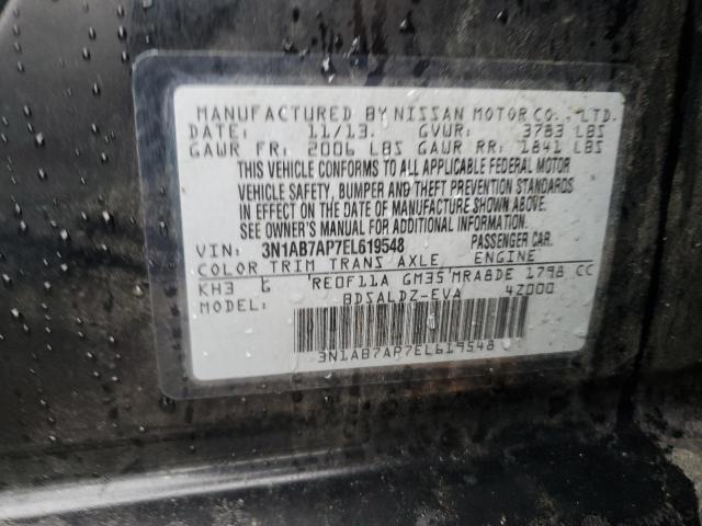 Photo 11 VIN: 3N1AB7AP7EL619548 - NISSAN SENTRA S 