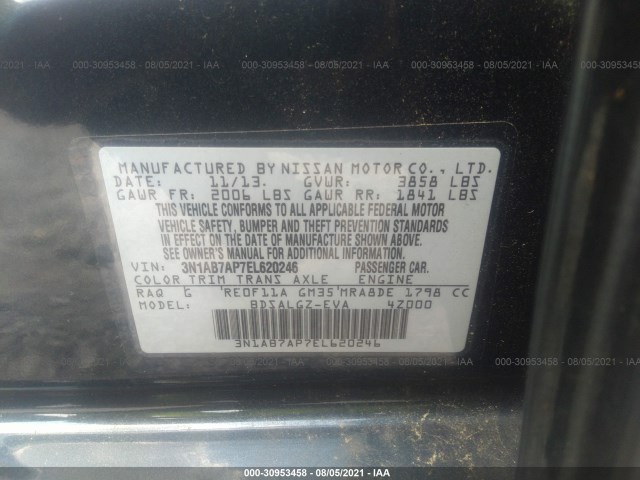 Photo 8 VIN: 3N1AB7AP7EL620246 - NISSAN SENTRA 