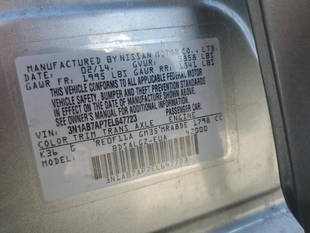 Photo 11 VIN: 3N1AB7AP7EL647723 - NISSAN SENTRA 