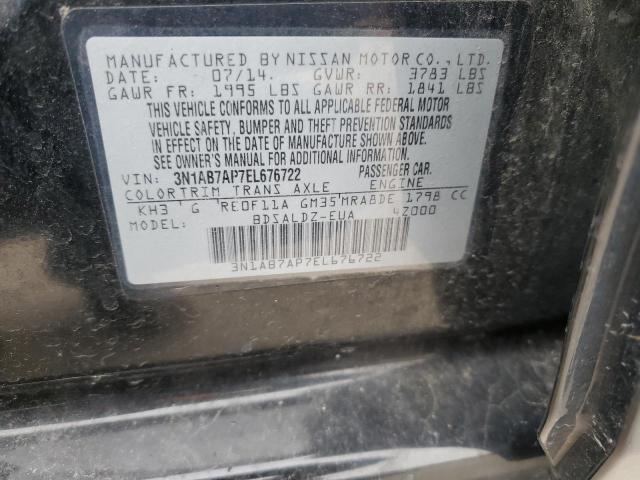 Photo 11 VIN: 3N1AB7AP7EL676722 - NISSAN SENTRA 