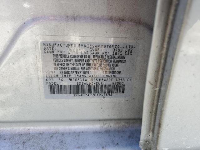 Photo 11 VIN: 3N1AB7AP7EY217595 - NISSAN SENTRA 