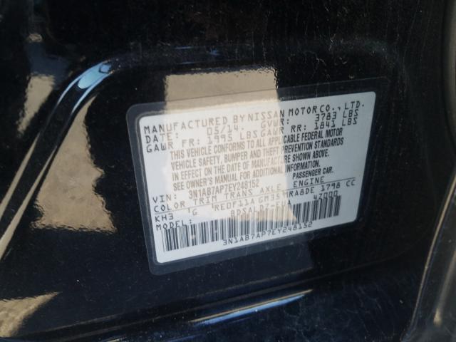 Photo 9 VIN: 3N1AB7AP7EY248152 - NISSAN SENTRA S 