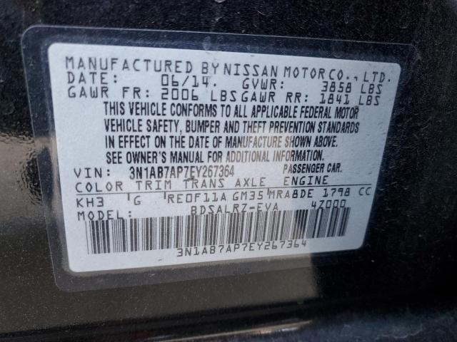 Photo 11 VIN: 3N1AB7AP7EY267364 - NISSAN SENTRA 