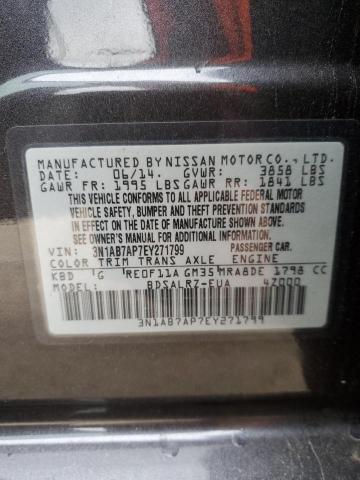 Photo 12 VIN: 3N1AB7AP7EY271799 - NISSAN SENTRA 