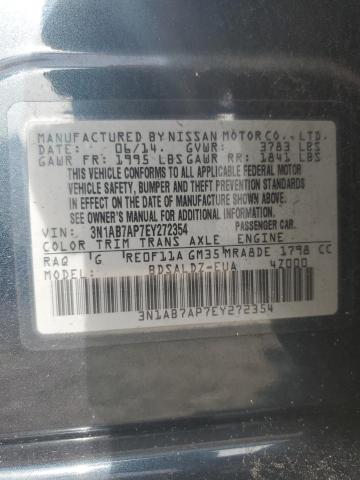 Photo 11 VIN: 3N1AB7AP7EY272354 - NISSAN SENTRA 