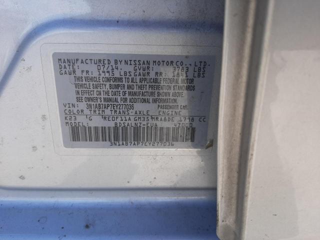 Photo 9 VIN: 3N1AB7AP7EY277036 - NISSAN SENTRA S 