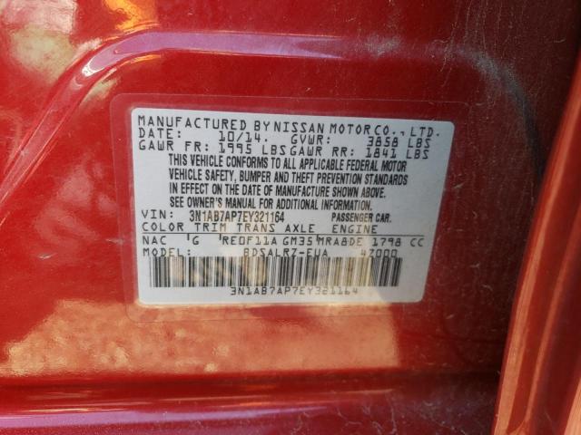 Photo 11 VIN: 3N1AB7AP7EY321164 - NISSAN SENTRA 